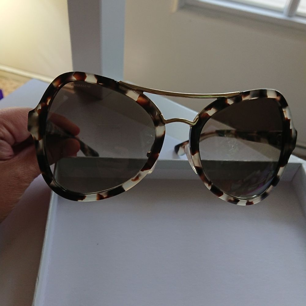 Prada tortoises SPR 18S UAO sunglasses - Picture 5 of 9